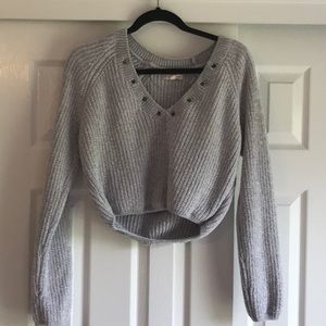 L.A hearts gray sweater